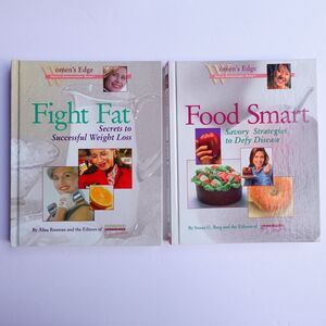 Lot of 2 Women's Edge Health Enhancement Guide Books Fight Fat & Food Smart